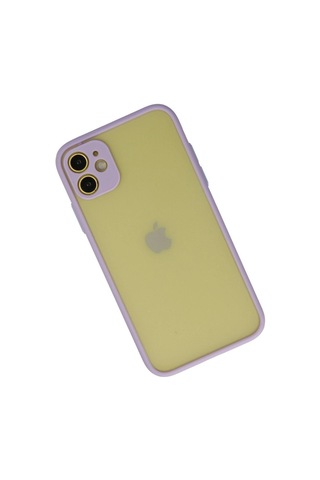 Apple, Uyumlu iPhone 11 Kılıf Montreal Silikon Kapak - Mor