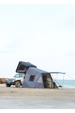 Wild Land Annex Geniş, Büyük Boy, Çok İşlevli Araç Yan Çadırı Siyah