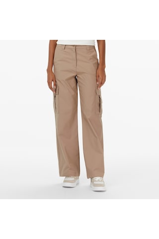 Nautica Kadın Bej Straight Fit Pantolon Düz 57p473t Bej