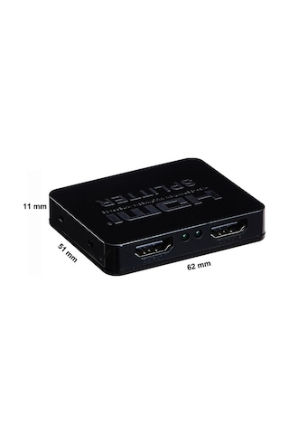Gplus 4Khd102M Hdmi 2 Port 4K Ultra Hd 2160P Hdcp Mini Splitter