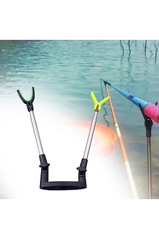 Pazly Olta Kamışı Tutucu Taşınabilir Tekne Stil-b - Pratik Ve Sağlam