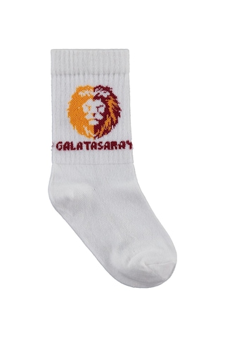 Galatasaray 5-11 Yaş Soket Çorap - Siyah Siyah - Kırmızı