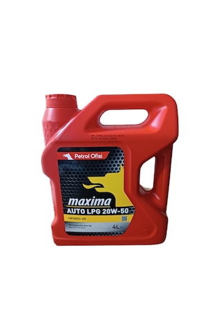 Petrol Ofisi Maxima Auto Lpg 20W-50 Motor Yağı 4 L
