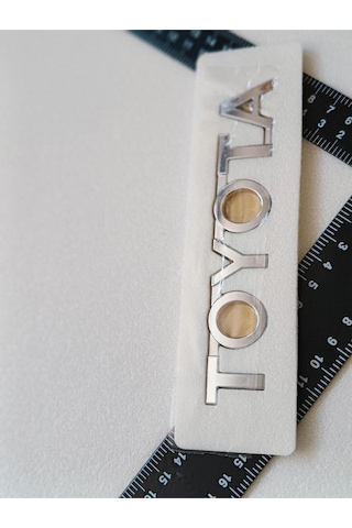 Toyota Avensis Uyumlu Toyota Krom Bagaj Yazısı 3m 3d Abs