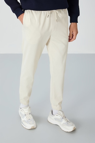 Tommy Life Bej Yüzeyi Dokulu Standart Fit Erkek Eşofman Alt - 82156 Bej
