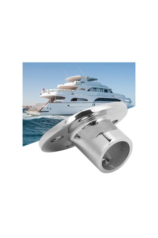 Lemestar Mjs013 60 Derece Gemi El Rail Fitiği - 316 Paslanmaz Çelik, Ayna Parlaklığı, Tuzlu Suya Dayanıklı, Kolay Kurulum