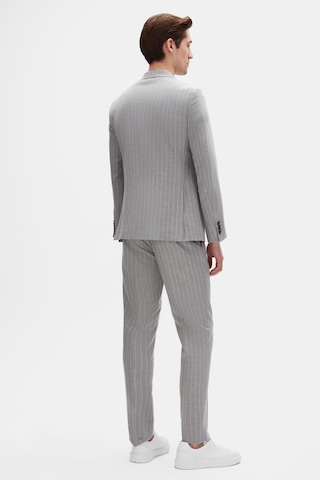 D's Damat Regular Fit Gri Çizgili Kruvaze Takim Elbise 4hf05ort01588 Gri