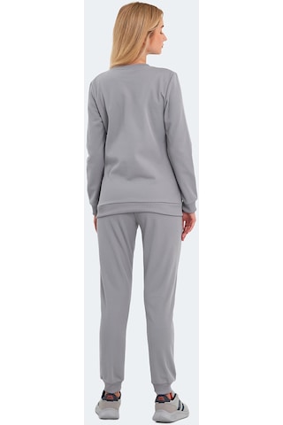 Slazenger OLINDA Kadın Cepli Gri Eşofman Takımı