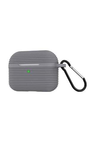 Apple Airpods Pro 3 3.nesil Raven Silikon Kılıf - Gri Diğer