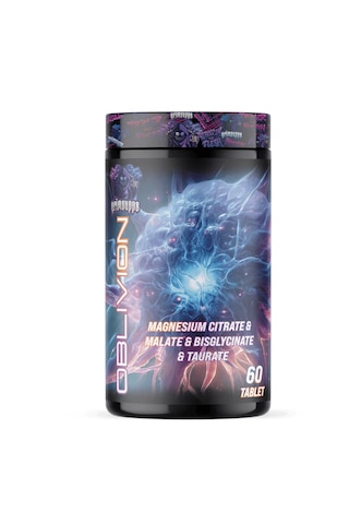 Grimlabs Oblıvıon Magnesium Malate , Citrate , Bisglisinat , Taurat Complex 60 Tablet