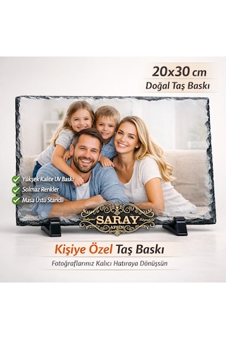 20x30 Cm Fotoğraf Taş Baskı