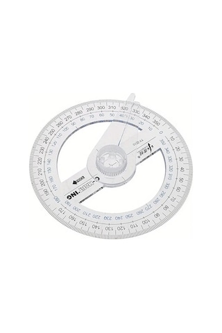 360 Protractor Cetvel, Şeffaf Matematik, Geometri, Tasarım Ve Sanat Projeleri İçin İdeal-1ad Çok Renkli