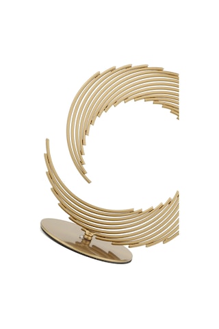 Begüsa Bakü Metal Aksesuar Biblo 31 Cm Eskitme