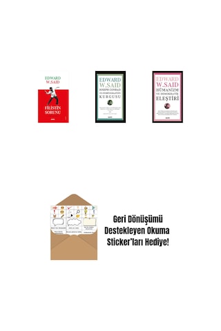 Filistin Sorunu + Joseph Conrad Ve Otobiyografinin Kurgusu + Hümanizm Ve Demokratik Eleştiri + Okuma Sticker'ları