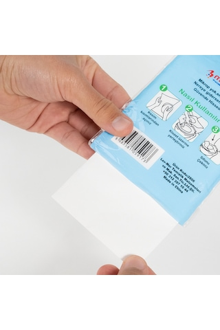 Mulpex Tek Kullanımlık Suda Çözünür Klozet Kapak Örtüsü 2 x 10'lu