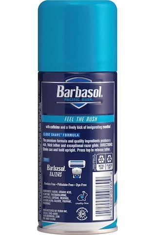 Barbasol Pasific Rush Kafein ve Mentollü Canlandırıcı Tıraş Köpüğü 198 G