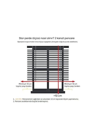 Ekru Güneşlik Stor Perde Etek Dilimli Stor Perde Ekru