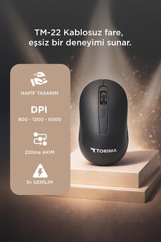 Torima TM22 Kablosuz Optik Mouse