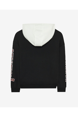 Skechers B Lw Fleece Hoodie Sweatshirt Büyük Erkek Çocuk Siyah Eşofman Altı Sk242050-001