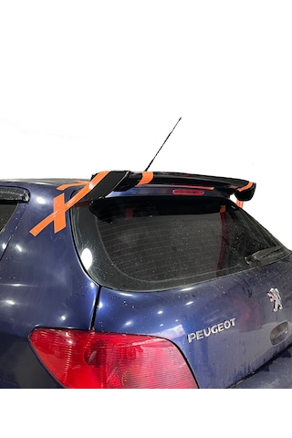 Peugeot 307 2000 - 2009 Üniversal Plastik Spoiler