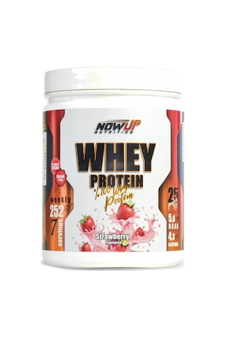 Whey Protein Çilek Aromalı 252 Gr 25g Protein Çilekli