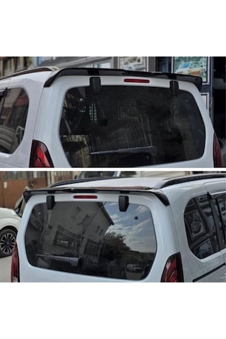 Citroen Berlingo 2009- İle Uyumlu Abs Yarasa Piano Blak Spoiler Siyah