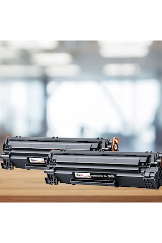 Hp Laserjet P1005 Uyumlu, Toner Çipli Cb435a 2'li 1.500 Sayfa