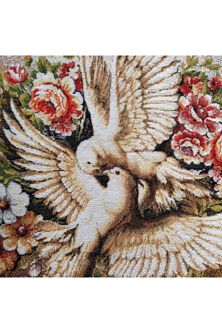 K53-Dokuma Goblen Kırlent Kılıfı