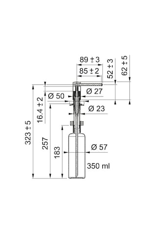 Franke - Comfort Bianco Sıvı Sabunluk - 119.0578.748 Beyaz