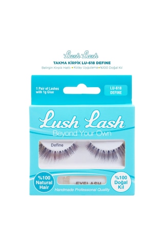 Lush Lash %100 Doğal Kıl Define Takma Kirpik LU-618