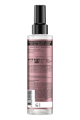 Glıss Sivi Saç Kremi Serum Deep Repair 200ml