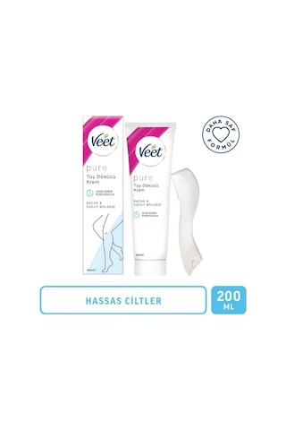 Veet Pure Tüy Dökücü Krem Hassas Ciltler 200 Ml VEET.028