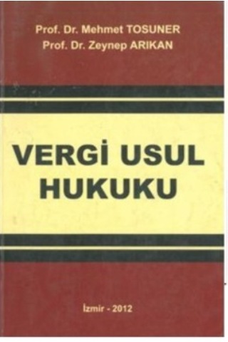 Vergi Usul Hukuku Mehmet Tosuner 2012 2.El İadesiz
