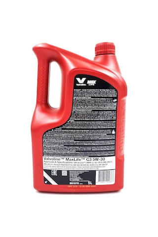 Valvolıne Maxlıfe C3 5w-30 5 Lt Üretim Yılı 2024