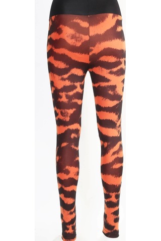 Derya Kurşun Trend Leggings Tayt Trnd04 Turuncu