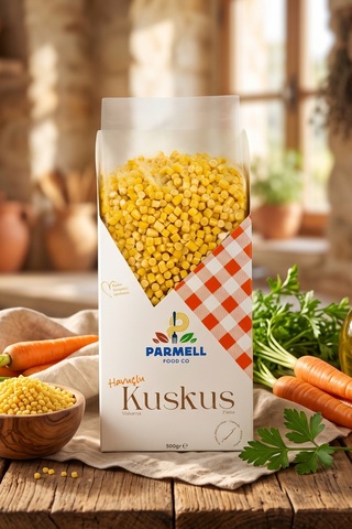 Parmell Havuçlu Kuskus 500 G Parmell Havuçlu Kuskus 500 G