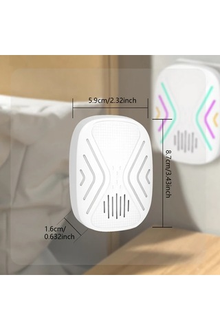 Xuweiwei 6 Adet Hotu Ultrasonik Kemirgen Kovucu Cift Frekansli Fare Kovucu Ev Garaj Dukkan Icin