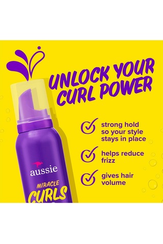 Aussie Miracle Curls Bukle Belirginleştirici Saç Köpüğü 170gr