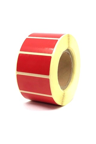 Mikronbil 20X40 1000'li Lamine Termal Etiket Kırmızı