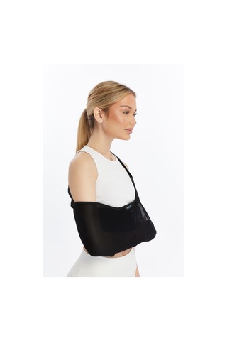 Prolife Fileli Kol Askısı Omuz Kol Sabit Tutucu Hava Alabilir Kırık Çıkık Kol Omuz Siyah