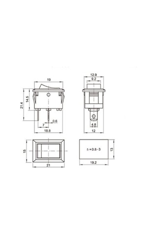 Sm601 On/Off Anahtar - 5 Adet
