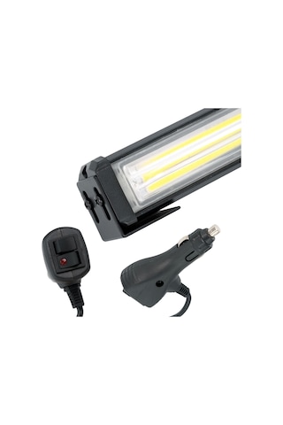 4 Ledli Offroad Led Bar 60 Cm Tepe Lamba Kumandalı 12 Animasyonlu Beyaz