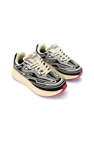 Fessura Kadın Tekstil Siyah/kemik Sneakers & Spor Ayakkabı 1001 Rex001 Bn Ayk Y24 Black/bone Kemik - Siyah
