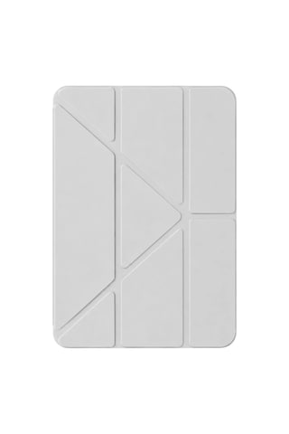 Apple İpad Uyumlu - 2025 10.9 10.nesil A16 Mera Kalemlikli Tablet Kılıfı - Gri Arka Kapak