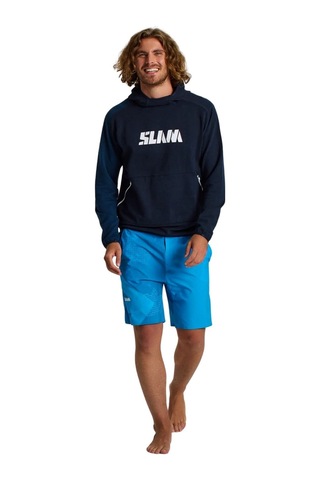 Slam Slam Graphic Hoodie Erkek Mavi Sweatshirt W13 Lacivert
