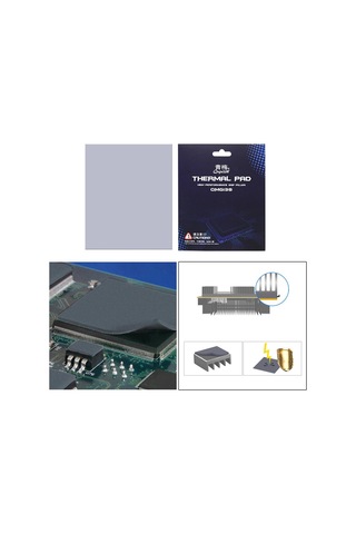 Suntek Cpu Soğutucuları Için Silikon Termal Ped 120x120x3.0mm