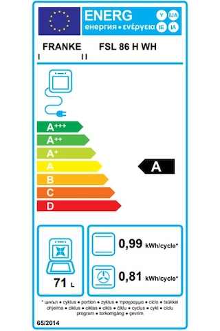 Franke Smart Linear FSL 86 H WH 71 LT Ankastre Fırın
