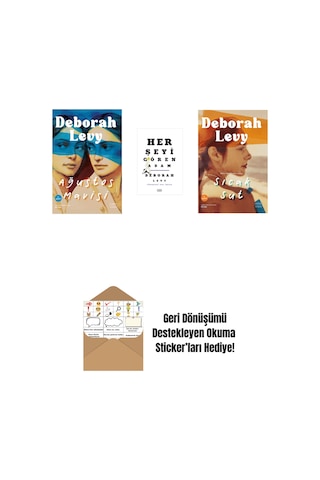 Ağustos Mavisi + Her Şeyi Gören Adam + Sıcak Süt + Okuma Sticker'ları