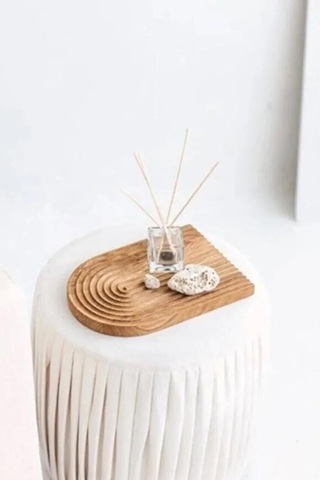 Nishev Gökkuşağı Sunum Tahtası Büyük Açık Kahve