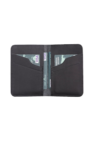 Bloominbag Heritage Core Coal Black Deri Erkek Cüzdanı siyah